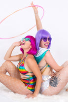 Zip Side Holographic Hot Pants | 13 Colors Womens Bottoms SEA DRAGON STUDIO 