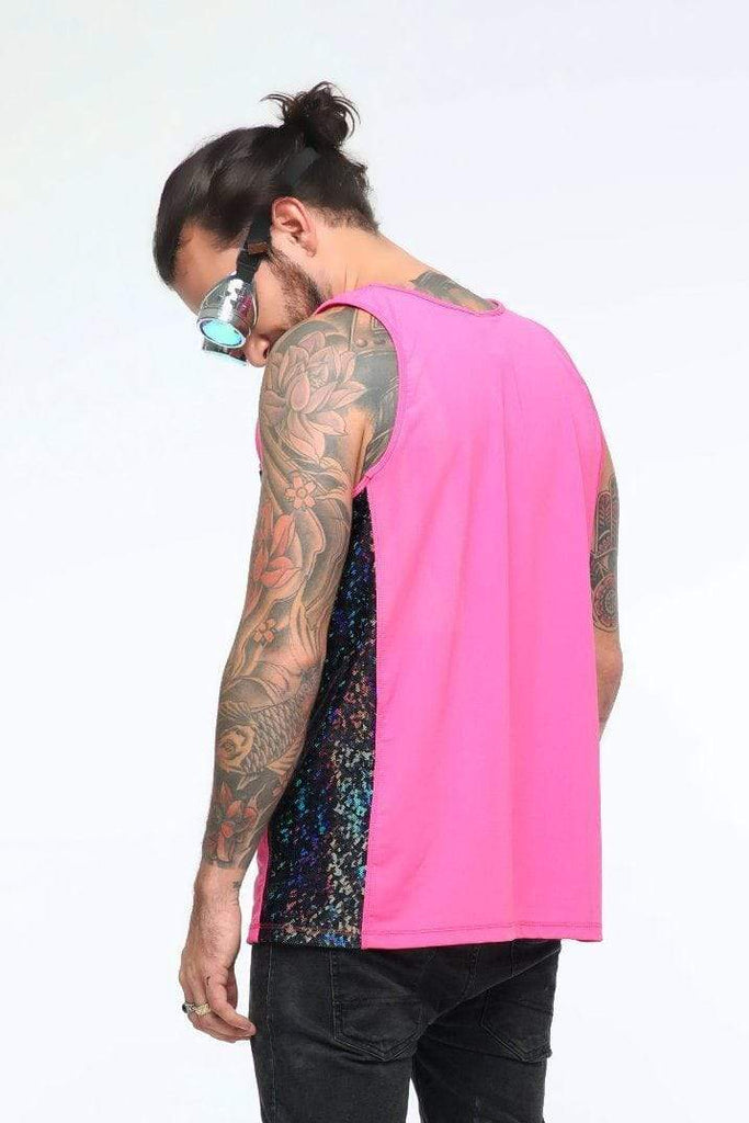 Mens Holographic Tank | 4 Colors - Mens Tops