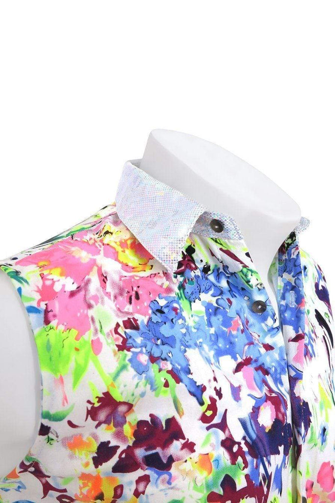 Mens Neon Garden Shirt - Mens Tops