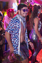 Party Panther Short Sleeve Shirt Mens Tops SEA DRAGON STUDIO 
