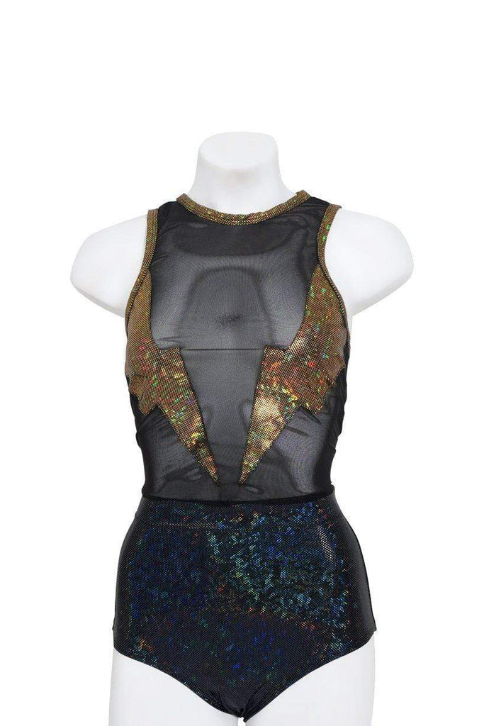Mesh Holographic Lightning Tank | 13 Colors - Womens Tops