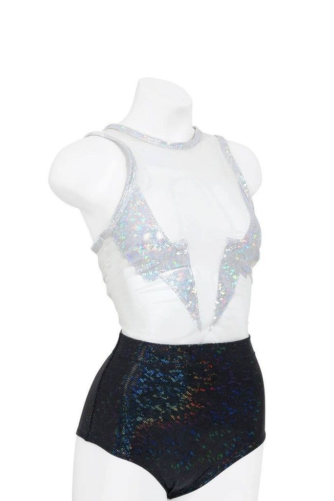 Mesh Holographic Lightning Tank | 13 Colors - Womens Tops