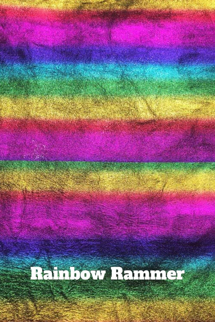 Boogie Conductor Rainbow Leather Hat Headwear HOLOSEXUAL 