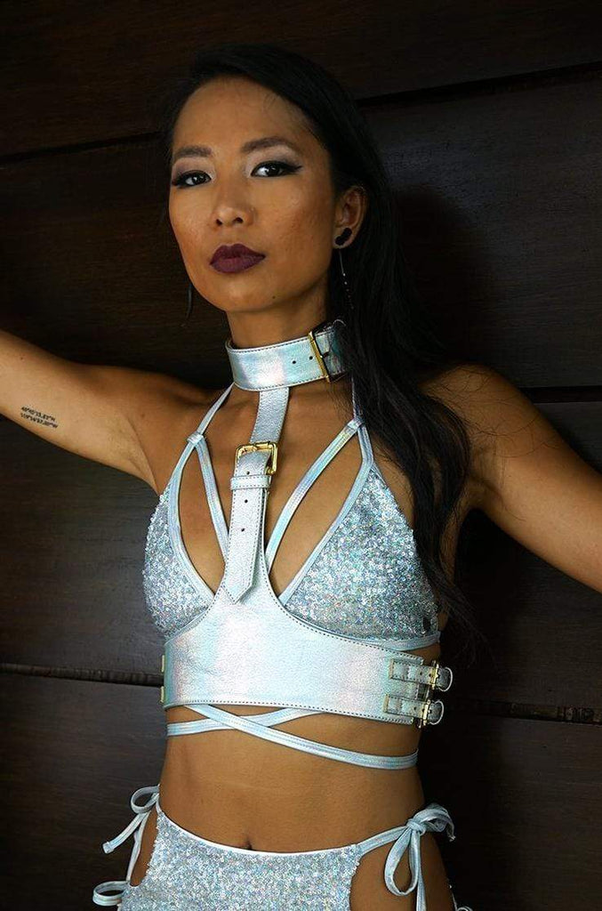 Keeper Holographic Leather Harness Leather HOLOSEXUAL 