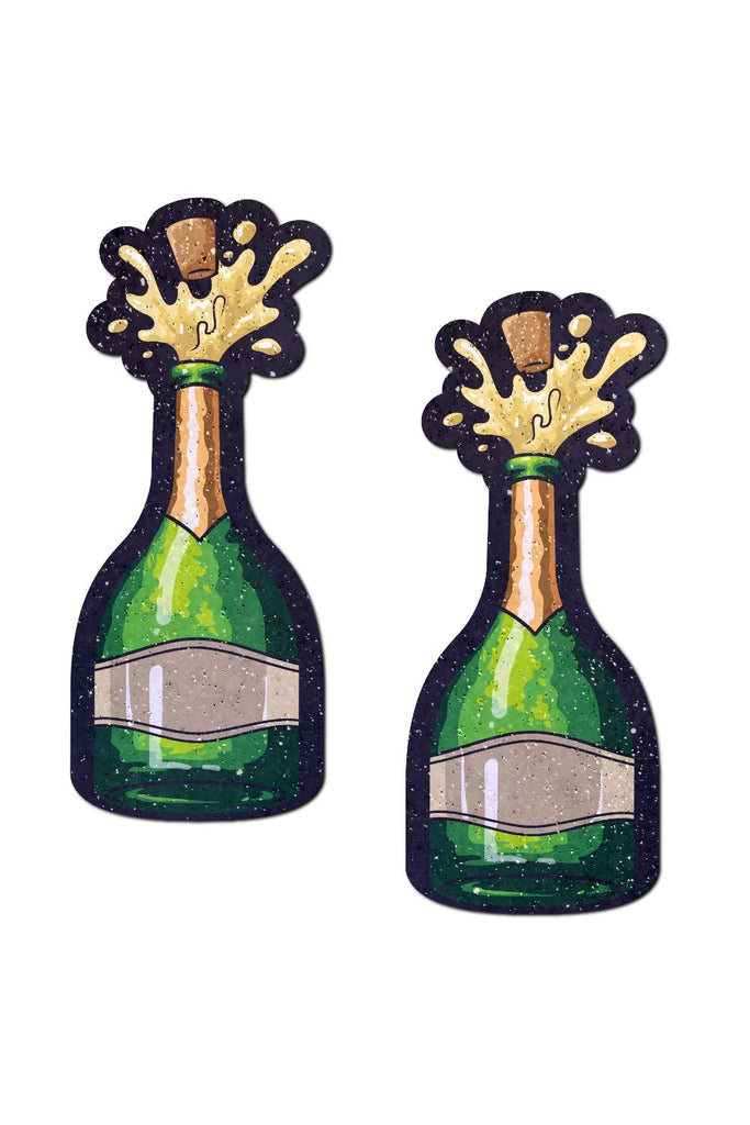 Sparkling Champagne Bottle Nipple Pasties Pasties PASTEASE 