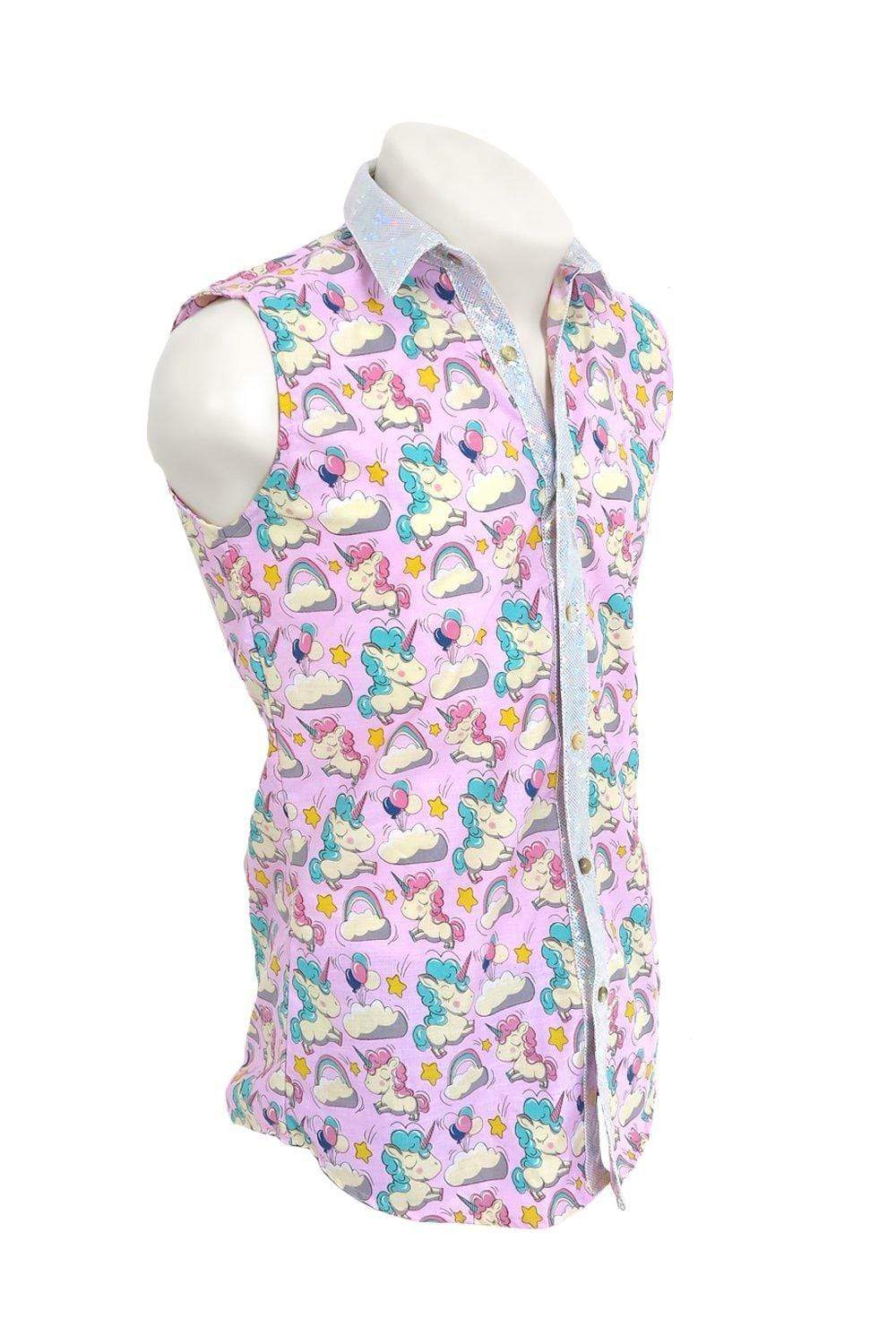 Mens Magical Unicorn Shirt Mens Tops SEA DRAGON STUDIO 