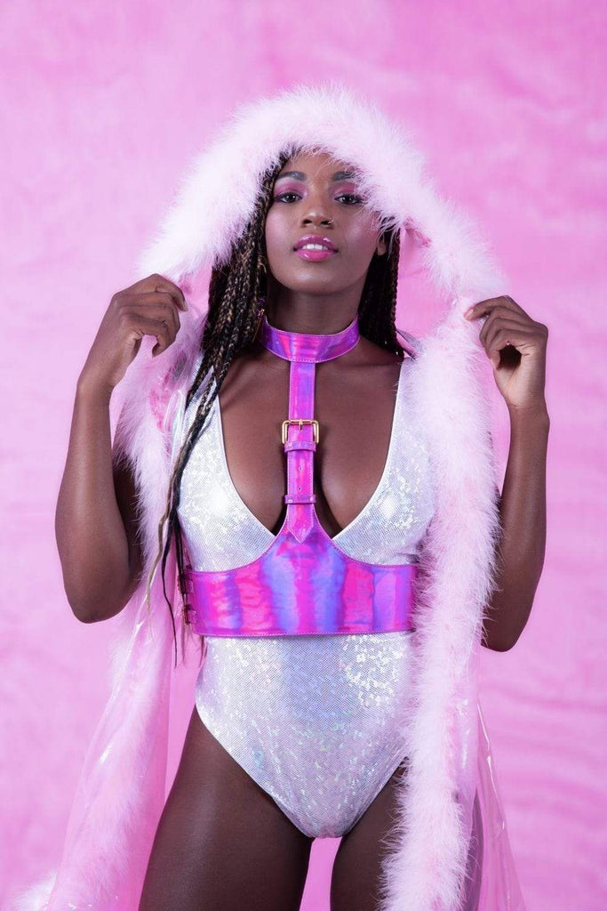 Keeper Holographic Vegan Leather Harness Leather HOLOSEXUAL 