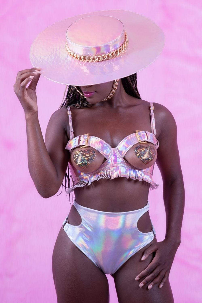 Show Time Holographic Hat Headwear HOLOSEXUAL 