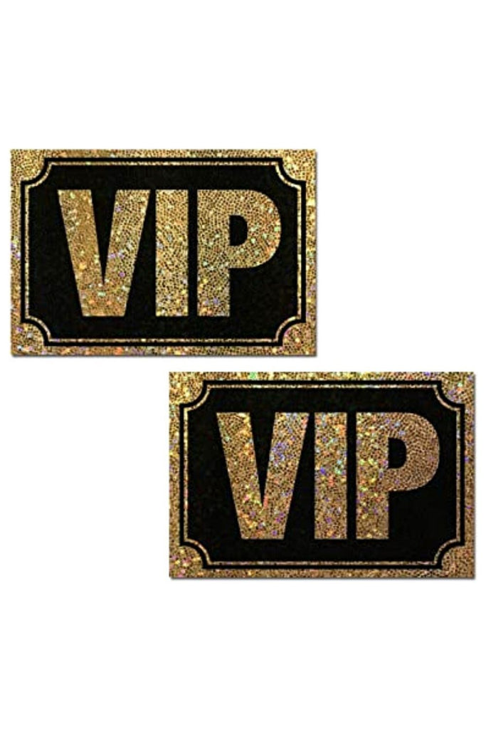 Black-Gold VIP Nipple Pasties Pasties PASTEASE 