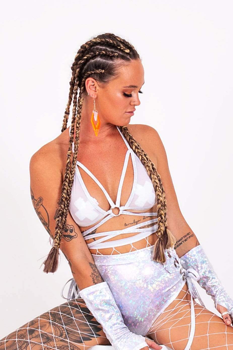 Lace up booty shorts discount