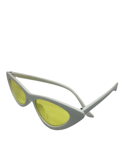 Cat Girl Sunglasses Accessories Other SEA DRAGON STUDIO White - Yellow Lens 