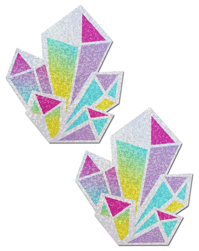 Dazzling Pastel Crystal Cluster Nipple Pasties Pasties PASTEASE 