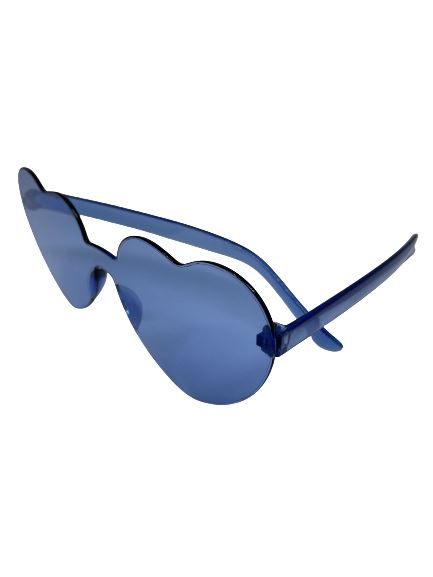 Heart Shaped Sunglasses Accessories Other SEA DRAGON STUDIO Dark Blue 